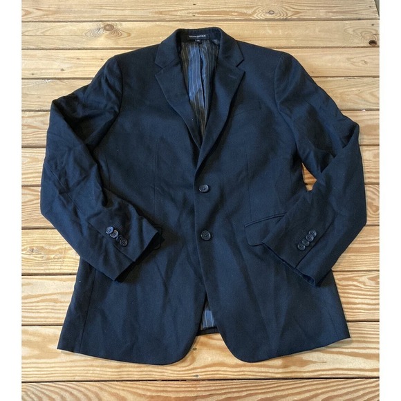 Banana Republic Button Front Suit Jacket Size 38R Men’s Black